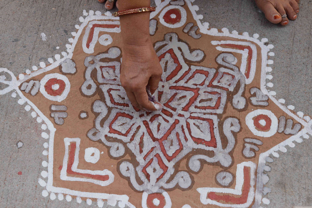 The Different Forms of Floor Paintings in South Asia