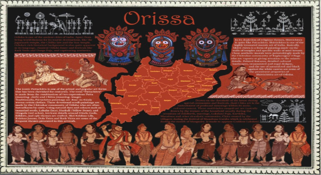 Arts and Crafts Map of Odisha