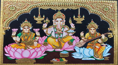 15 inspiring Lakshmi and Ganesha painting ideas for Diwali