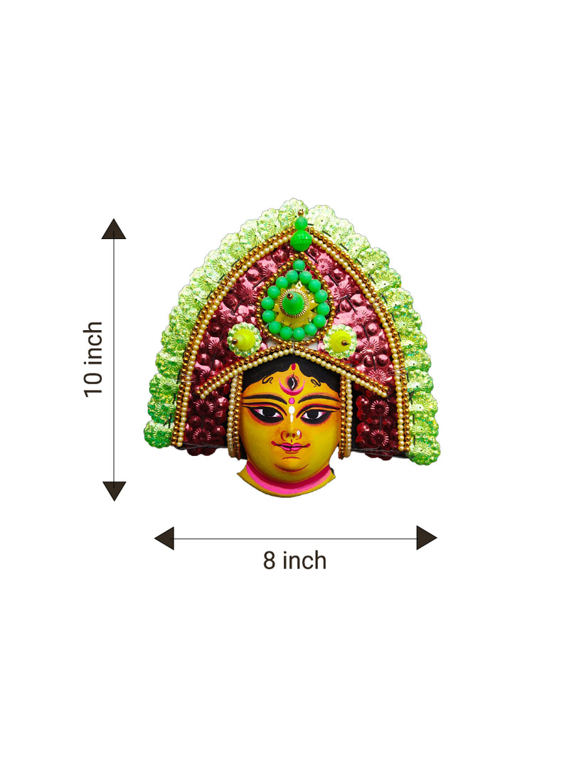 Goddess Durga in Chhau Mask for sale