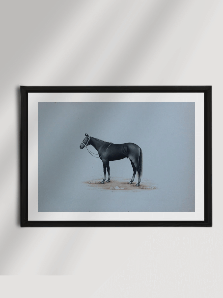 Shop A Gentle Horse in Miniature Painting by Mohan Prajapati