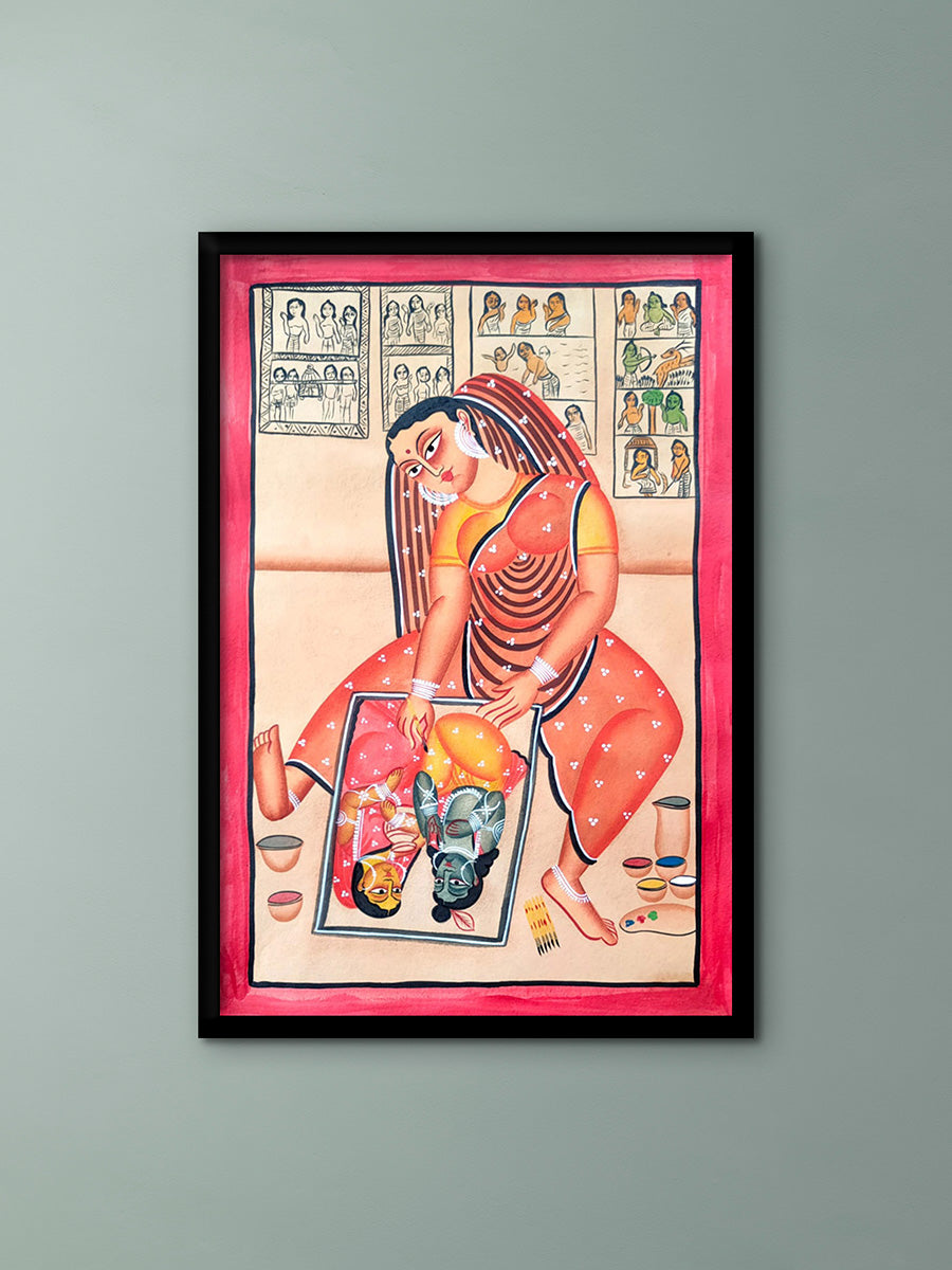 Buy A Talented Artist In Kalighat by Hasir Chitrakar