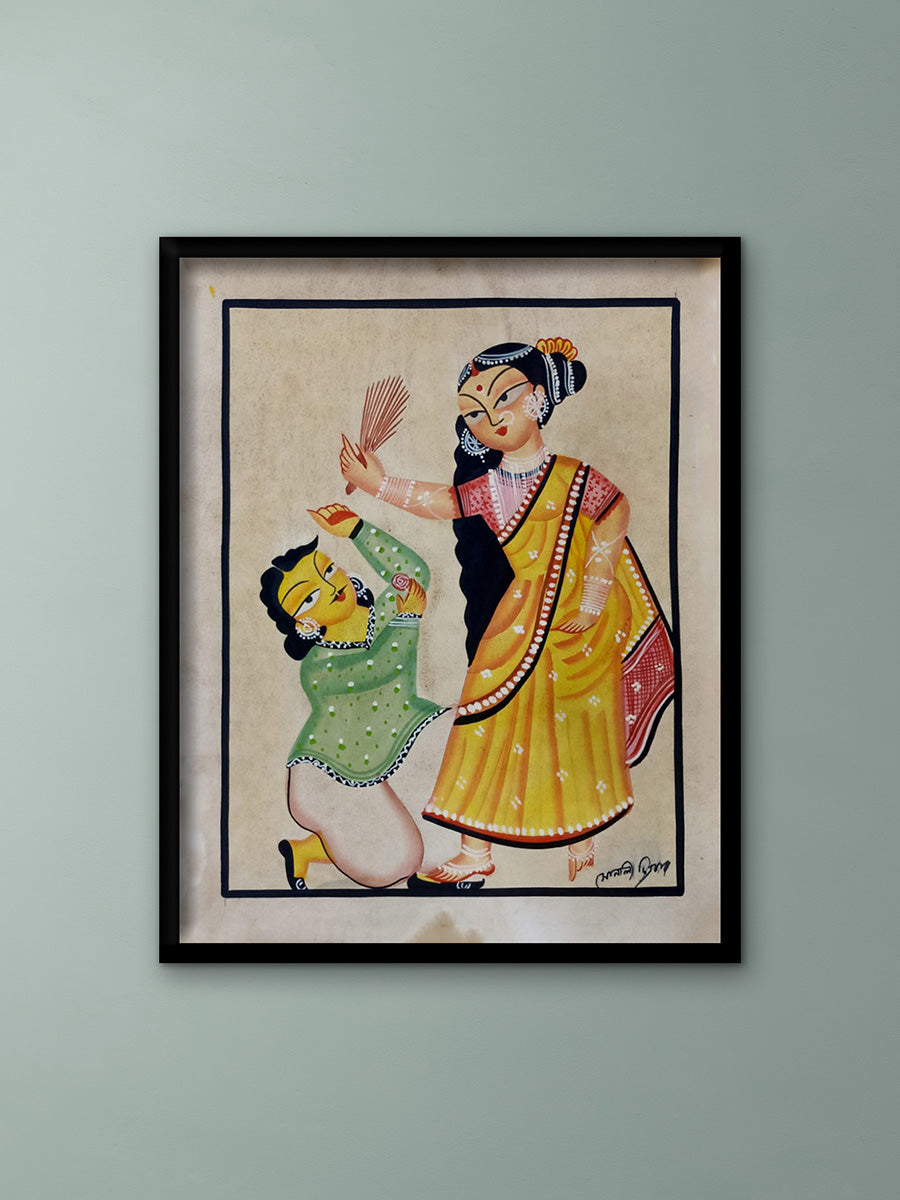 Buy A playful Banter in Kalighat By Sonali Chitrakar