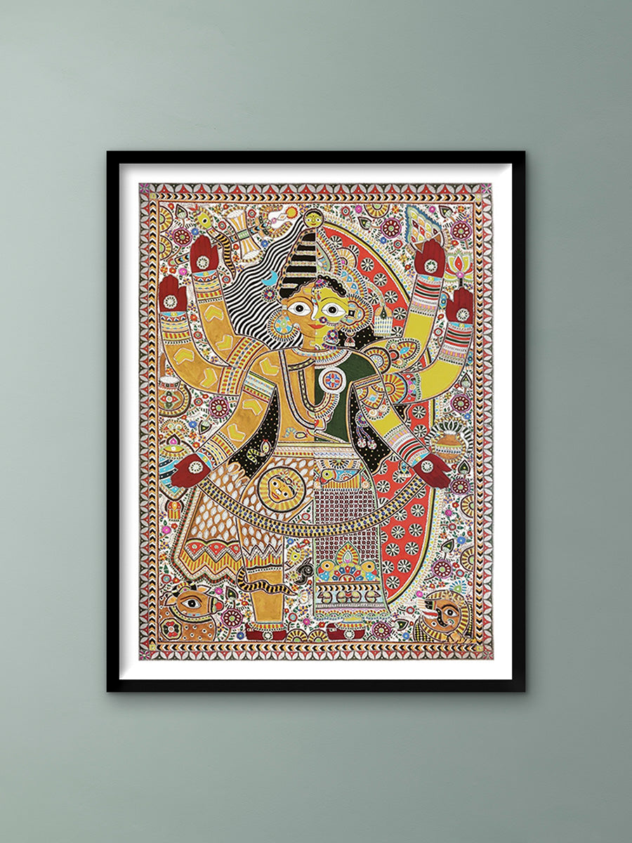 Buy Ardhnarishwar In Madhubani by Ambika Devi