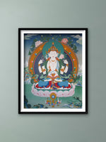 Buy Awalokiteshvara: Thangka Painting by Krishna Tashi Palmo