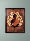 Buy Buddha in Wood Inlay by Mohan Kumar