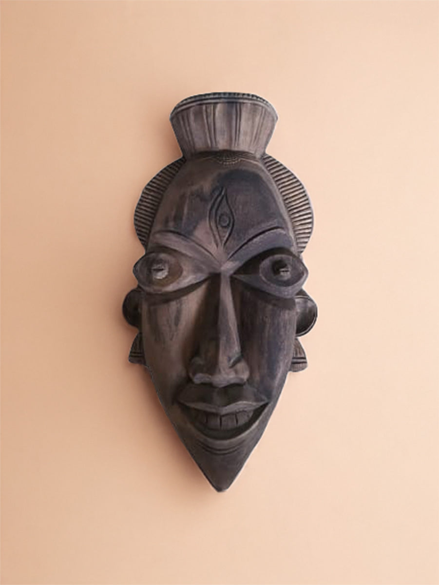 Buy Dj Tribal Mask in Wooden mask Paramesh Sarkar