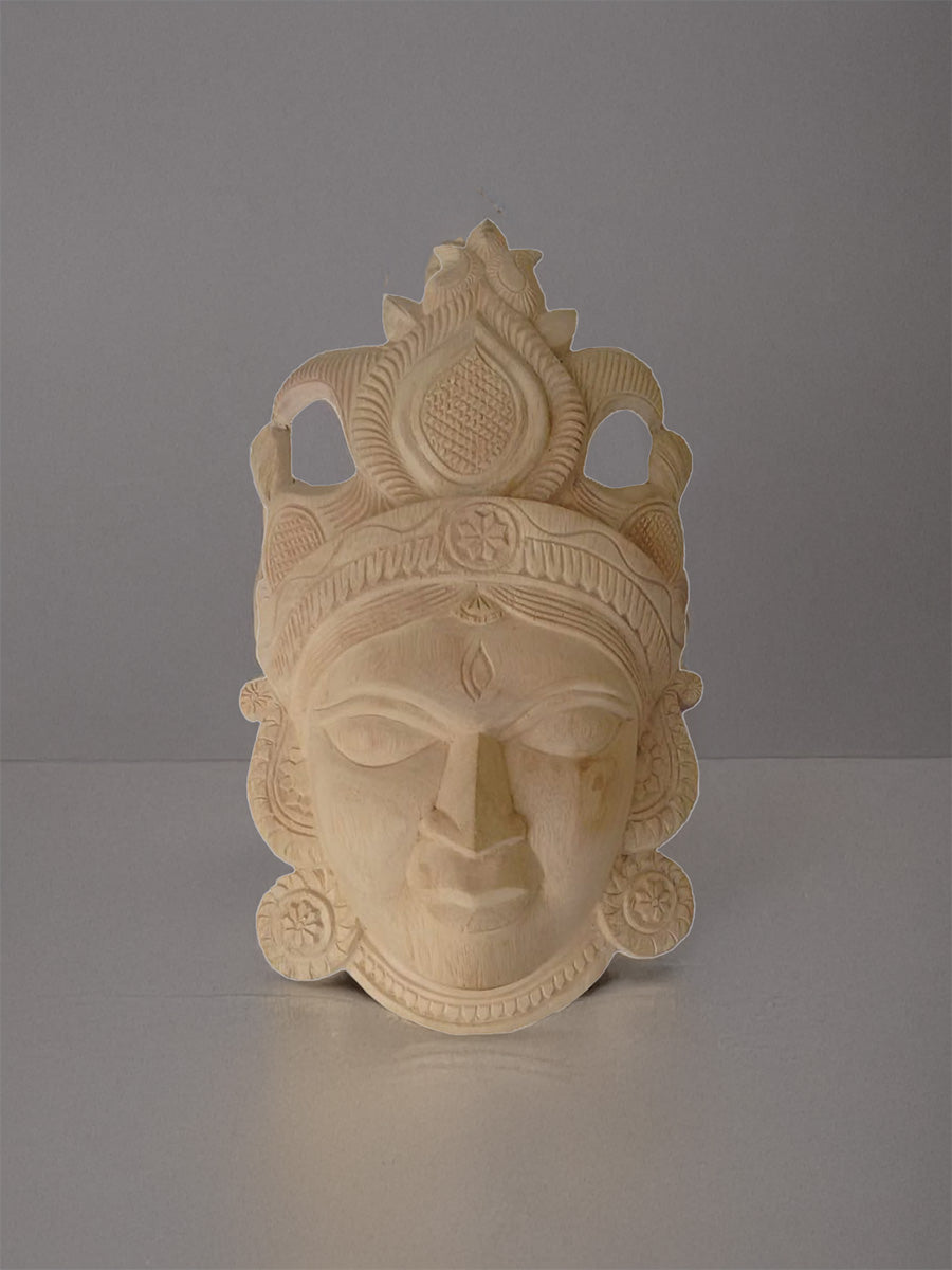 Buy Durga mask in Wooden mask Paramesh Sarkar