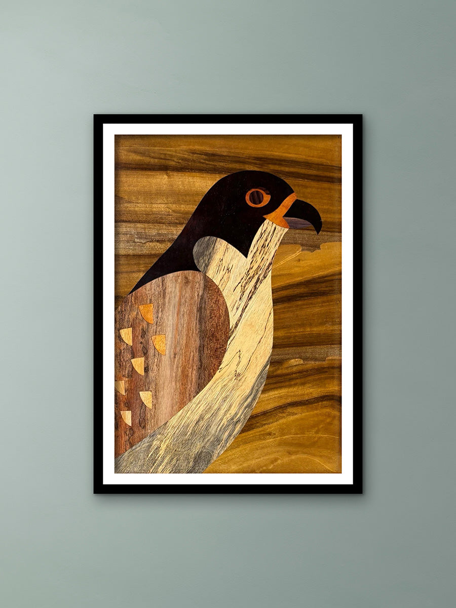 Buy Eagle in Wood Inlay by Mohan Kumar