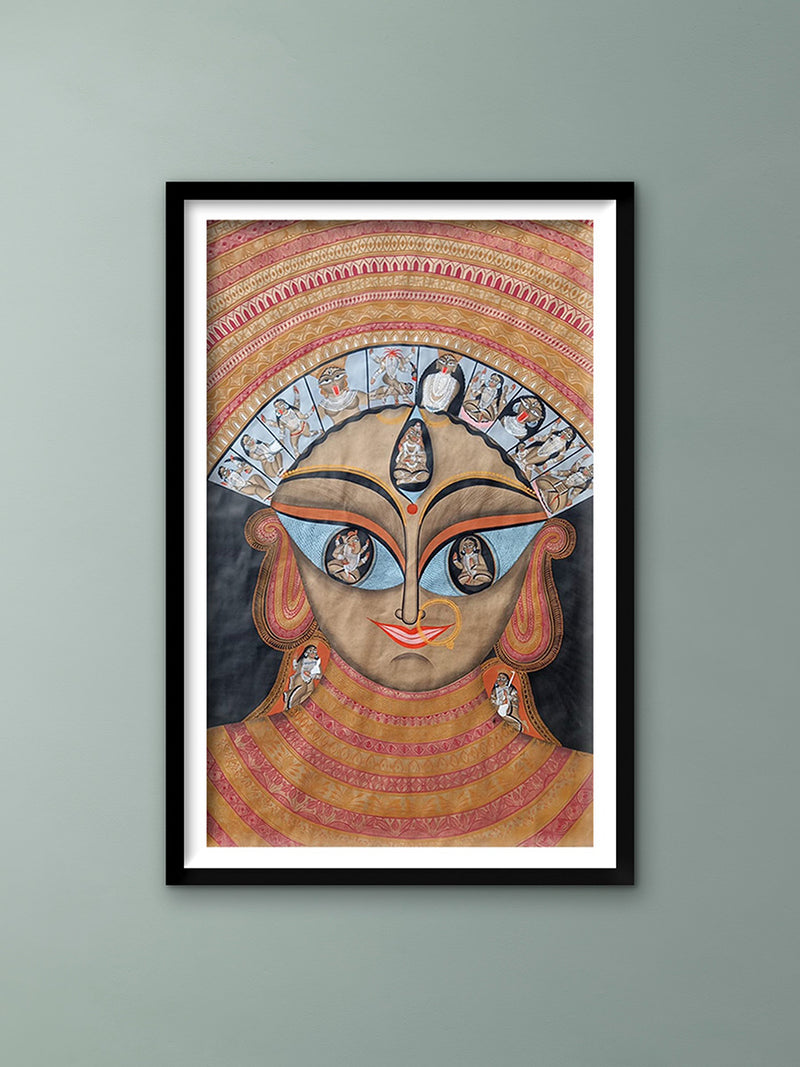 Buy Goddess Durga In Kalighat by Sonali Chitrakar