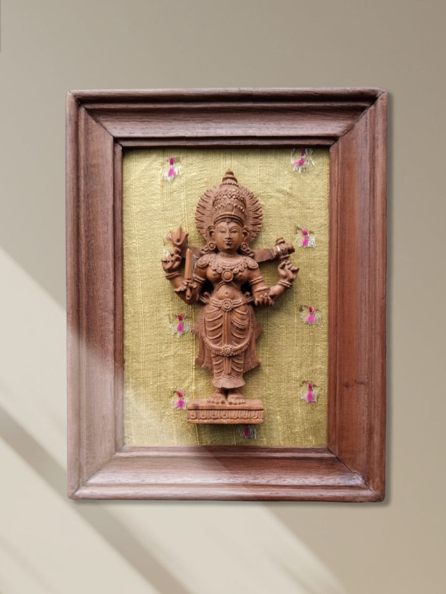 Shop Goddess Lakshmi in  Miniature Kadam Wood Carving by Gramin Arts