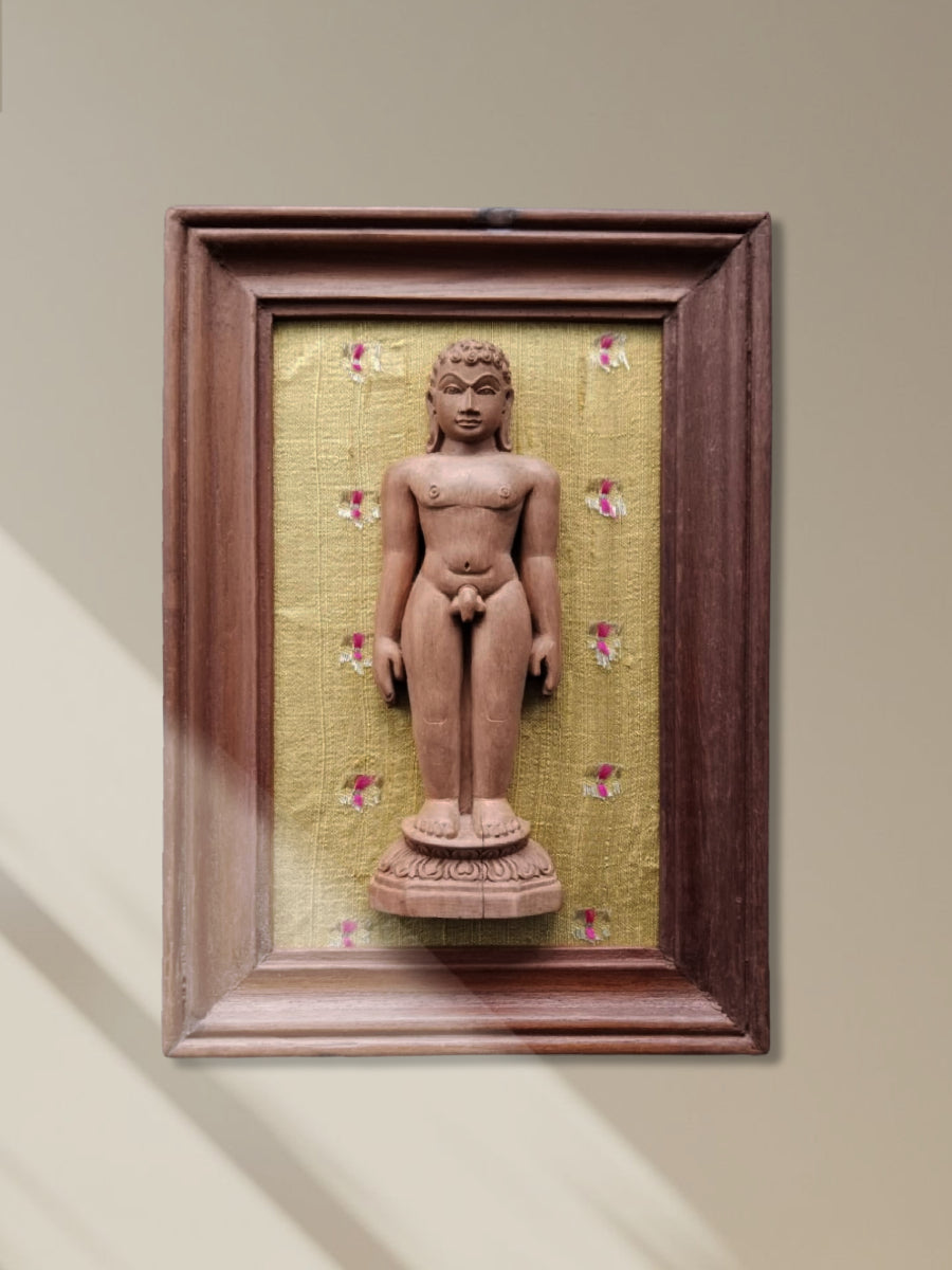 Shop Jain Statue Miniature Kadam Wood Carving by Gramin Arts