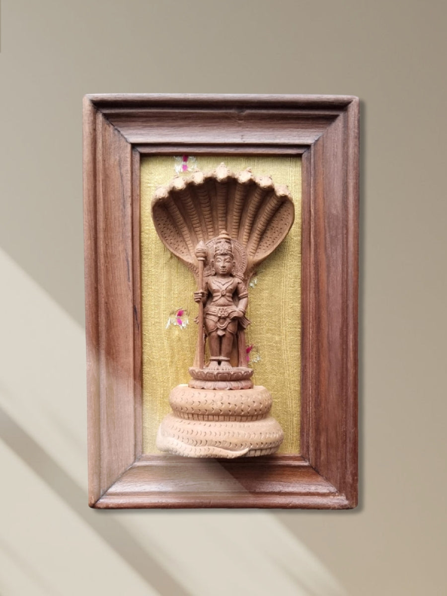 Shop Lord Murukan In Miniature Kadam Wood Carving by Gramin Arts