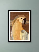 Buy Parrot In Wood Inlay by Mohan Kumar