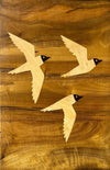 Buy Seagulls in Wood Inlay by Mohan Kumar