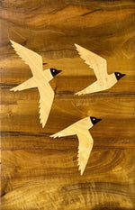 Buy Seagulls in Wood Inlay by Mohan Kumar