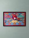 Buy The Crane: Thangka Painting by Krishna Tashi Palmo