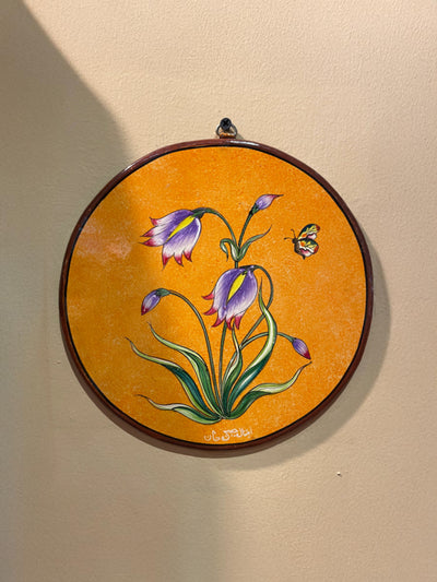 Shop Floral design on Wall Plate in Kashmiri Paper Mache