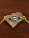 Shop Handcrafted "Baadal" Copper Enamel Rakhi by EkiBeki