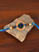 shop Handcrafted "Earthy" Copper Enamel Rakhi by EkiBeki