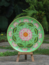 Shop Sea green Lotus Chakra Pichwai Wall Décor Plate
