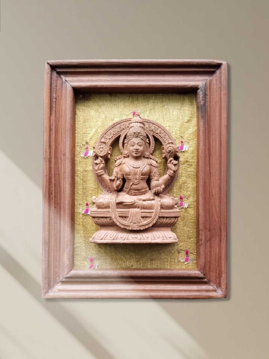 Shop Goddess Lakshmi in Miniature Kadam Wood Carving by Gramin Arts