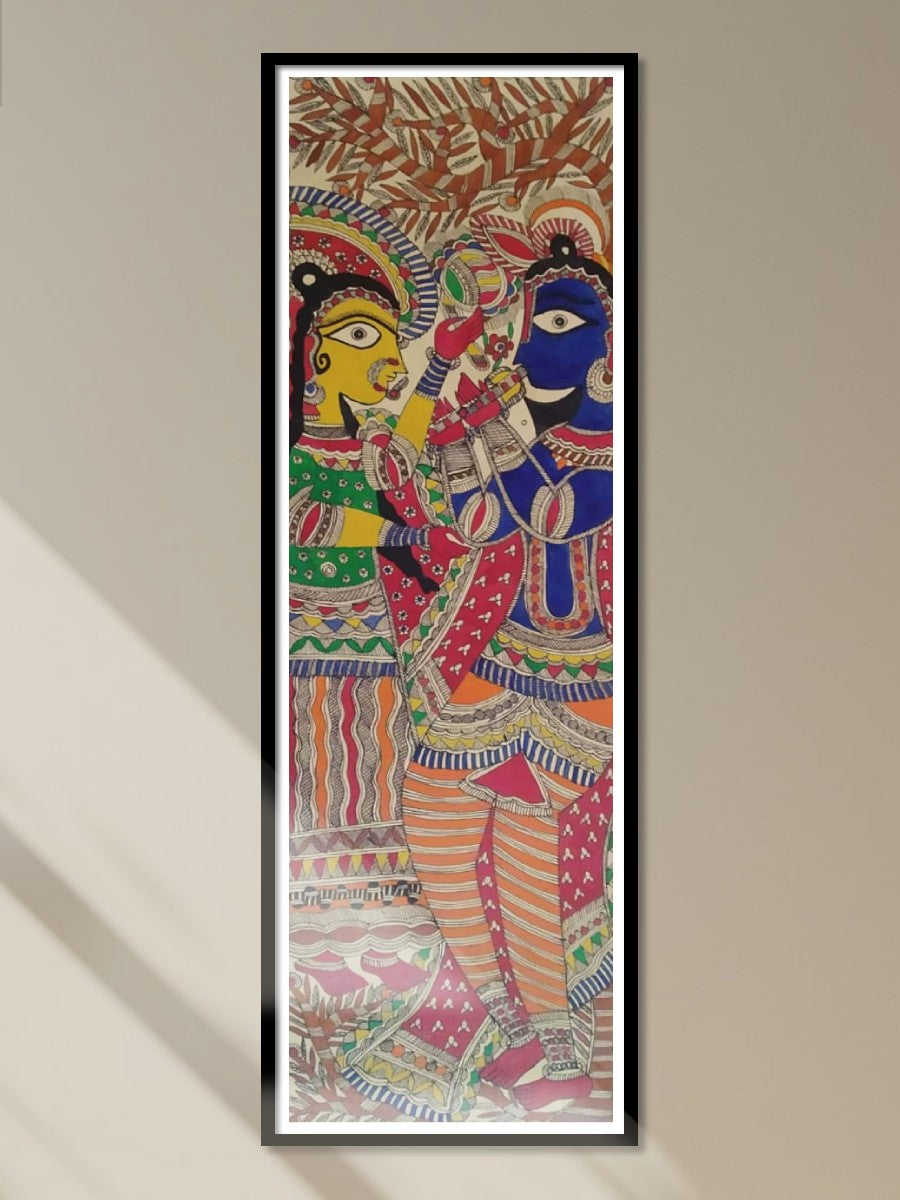 Shop Krishna &Radha in Madhubani by Naina Creation 