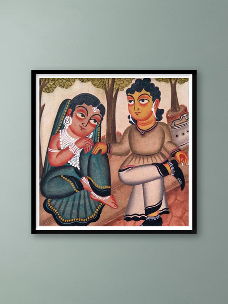 Shop Symphony of Affection: Kalighat by Bapi Chitrakar