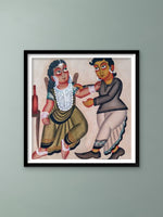 Shop Symphony of a couple: Kalighat Painting