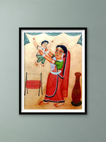 Shop The Childhood in Kalighat Art by Bapi Chitrakar