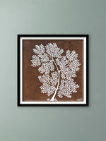 Shop Tree, Warli Art by Dilip Bahotha