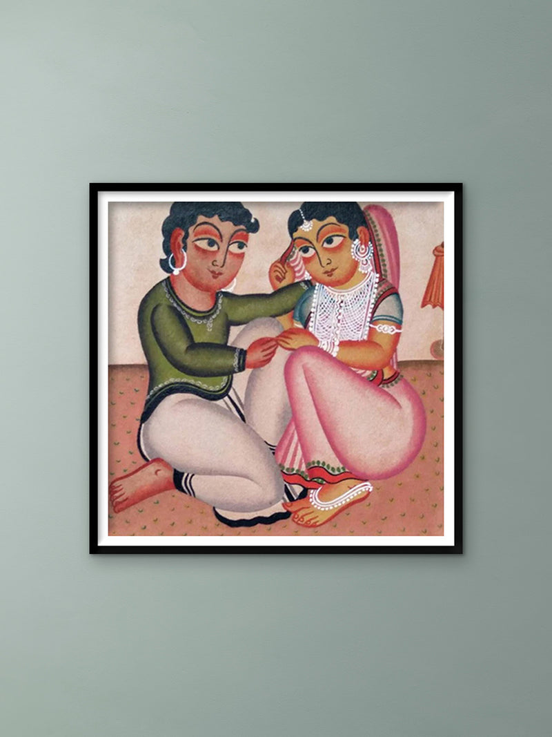 Tender Moments: Kalighat Art by Bapi Chitrakar