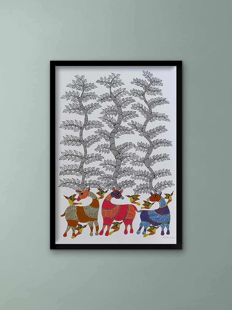 Buy Gond Painting by Saroj Venkat Shyam