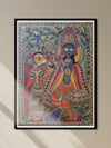 Shop Krishna playing with Radha in Nandan garden in Madhubani from Naina Creation