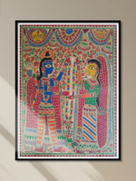 Shop Marriage of Ram  & Sita in Madhubani from Naina Creation