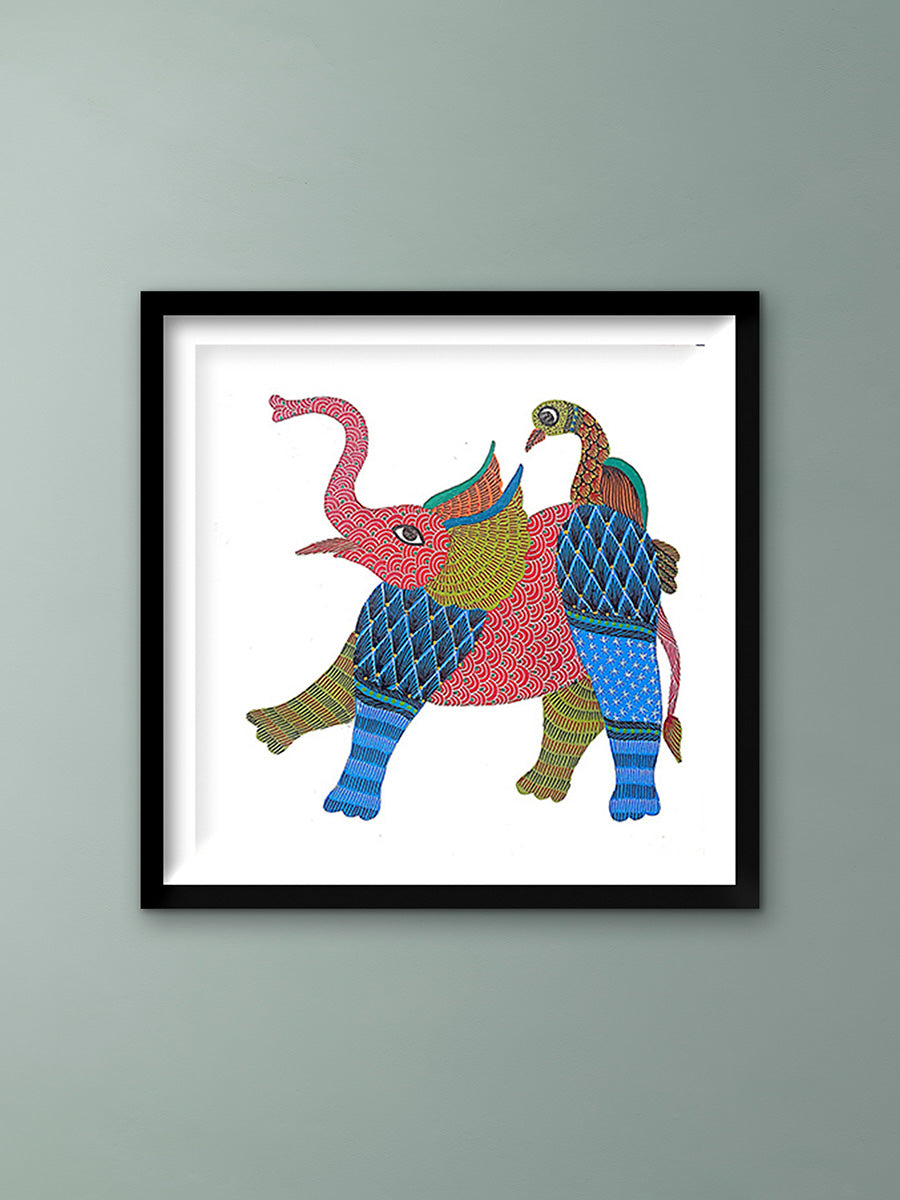 Buy Elephant in Gond by Kailash Pradhan