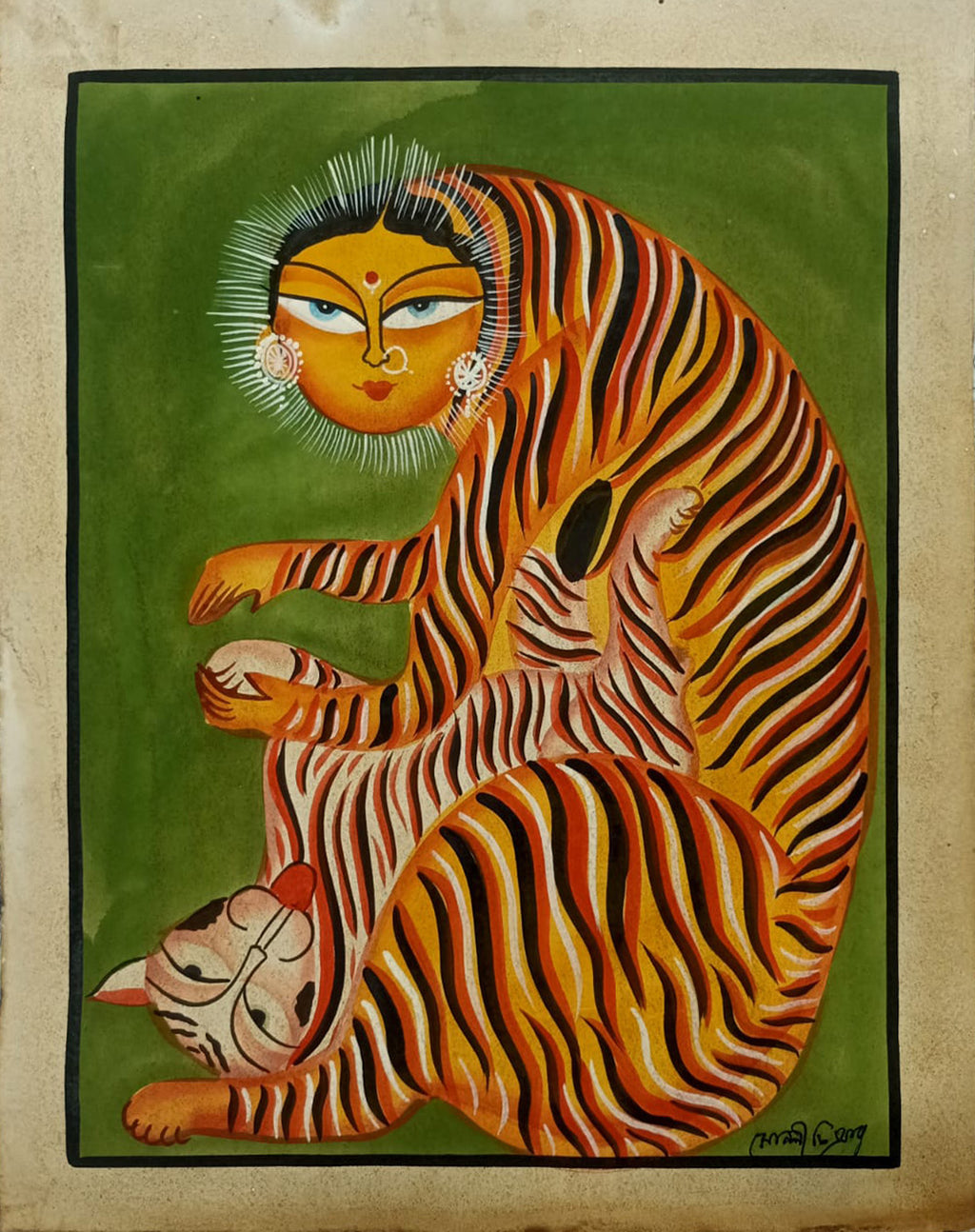 Bagini Maa in Kalighat by Sonali Chitrakar for sale