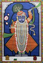 Buy Shrinathji in Pichwai by Naveen Soni 