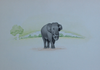 Buy A Majestic Elephant in Miniature style by Mohan Prajapati