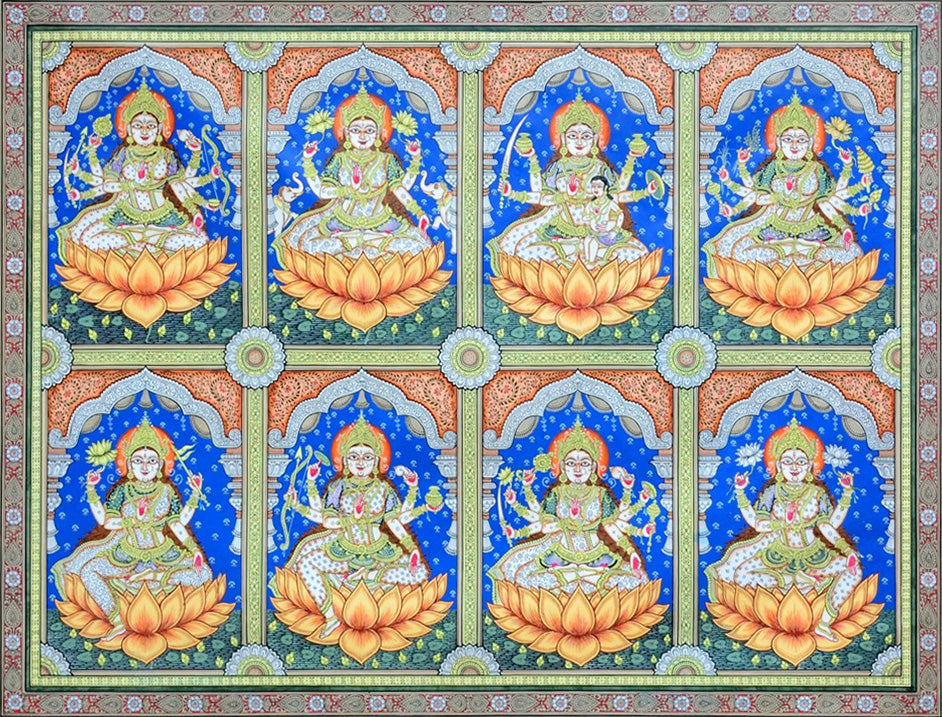 Purchase Ashta Lakshmi In Odisha Pattachitra by Gitanjali Das