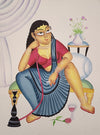 Bibi In Kalighat by Anwar Chitrakar