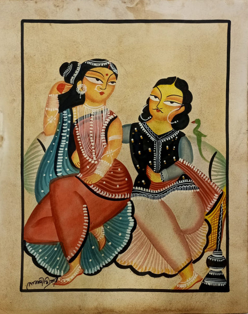 Buy painiting of Inseperable Harmony In Kalighat by Sonali Chitrakar