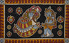 Buy Krishna and Radha in Kalamkari by K. Lakshminarayan