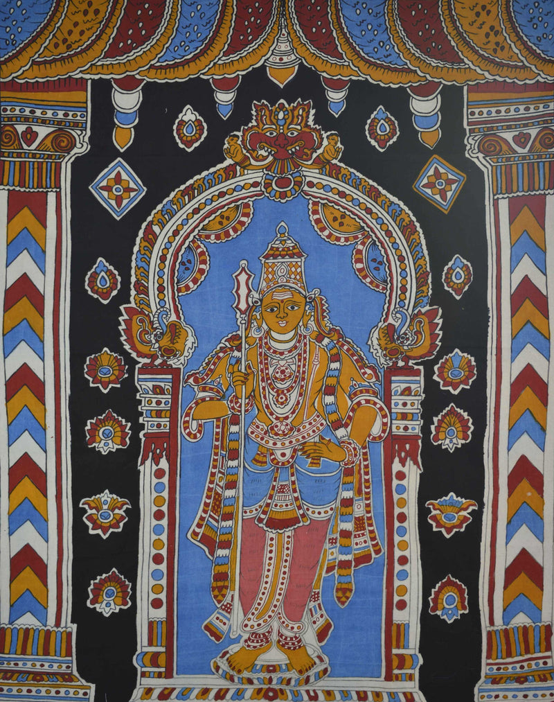 Buy Murugan in Kalamkari by K. Lakshminarayan