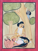 Order Savitri Satyavan in Kalighat by Manoranjan Chitrakar