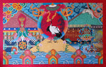 Purchase The Crane: Thangka Painting by Krishna Tashi Palmo