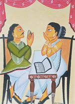 Buy Man and Woman in Kalighat by Uttam Chitrakar