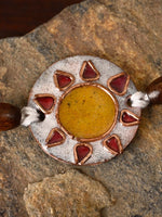 Shop Handcrafted "Sooraj" Copper Enamel Rakhi by EkiBeki