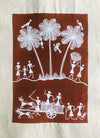 Buy A Rural Landscape, Warli Art by Dilip Bahotha