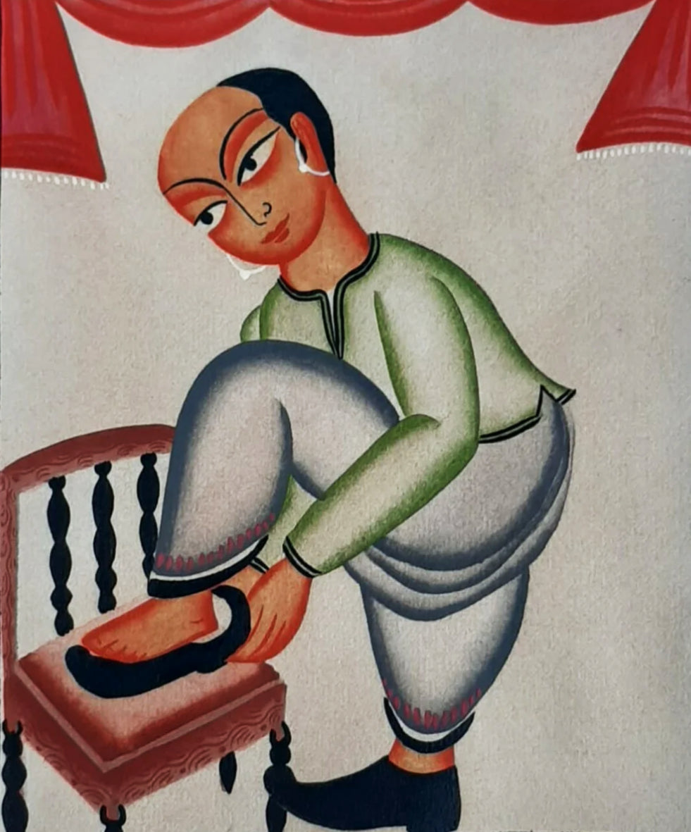 Buy Cultural Intricacies: Kalighat Art by Bapi Chitrakar